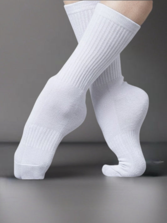 All White | Dance Socks