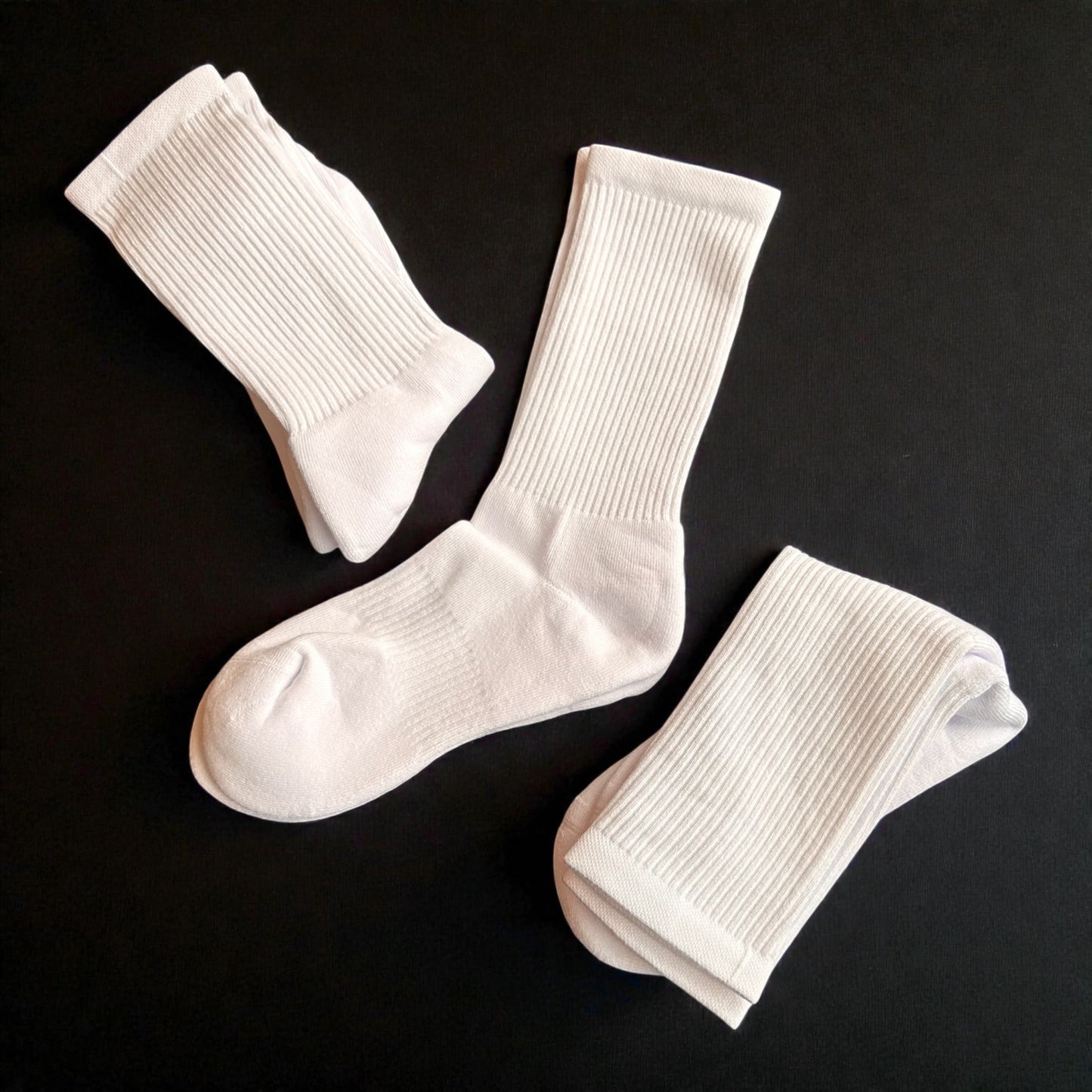 All White | Dance Socks