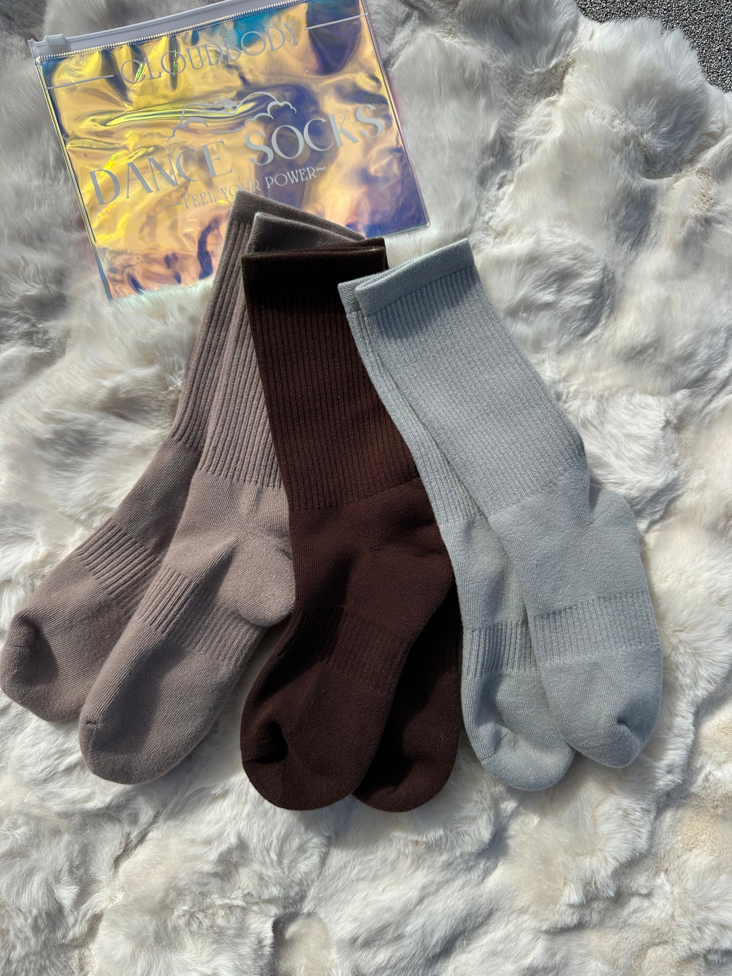 Coffee Neutral | Dance Socks