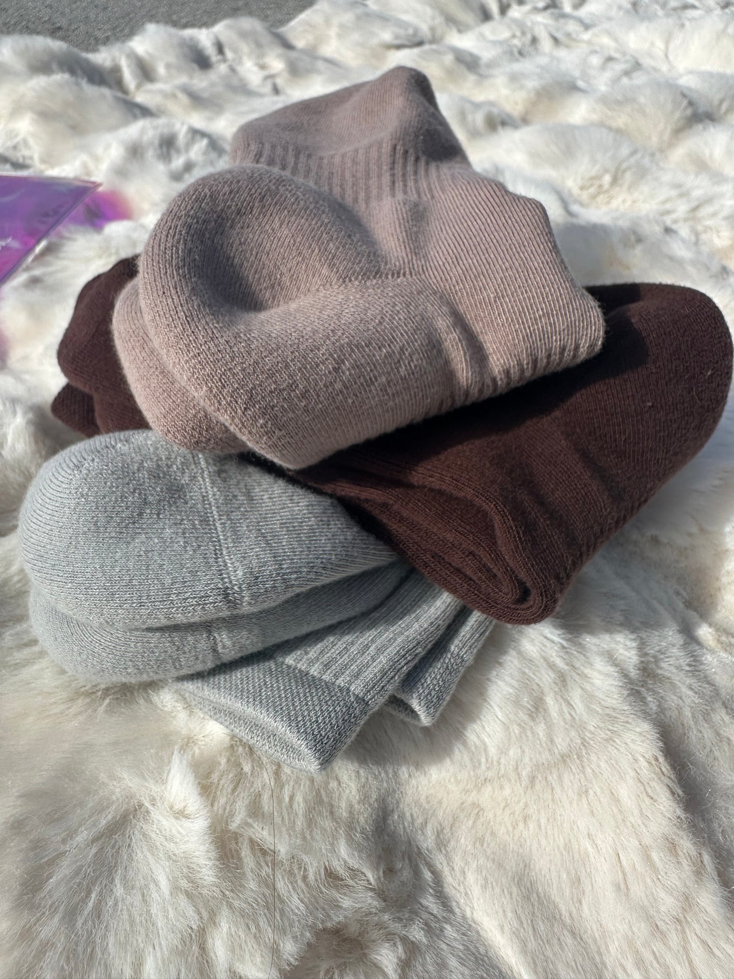 Coffee Neutral | Dance Socks
