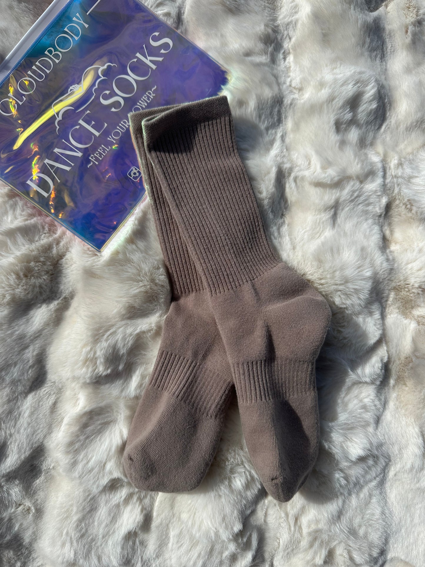 Coffee Neutral | Dance Socks